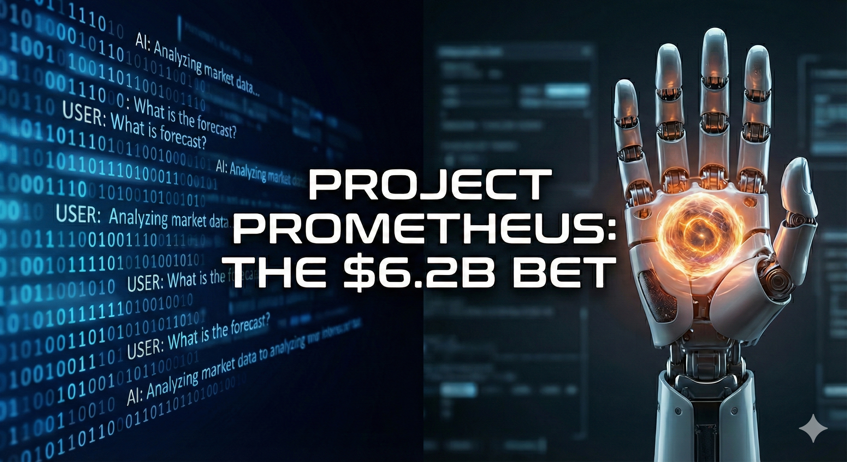 Blog cover: Project Prometheus Funding Analyzing Bezos $6.2B Bet on Physical Intelligence