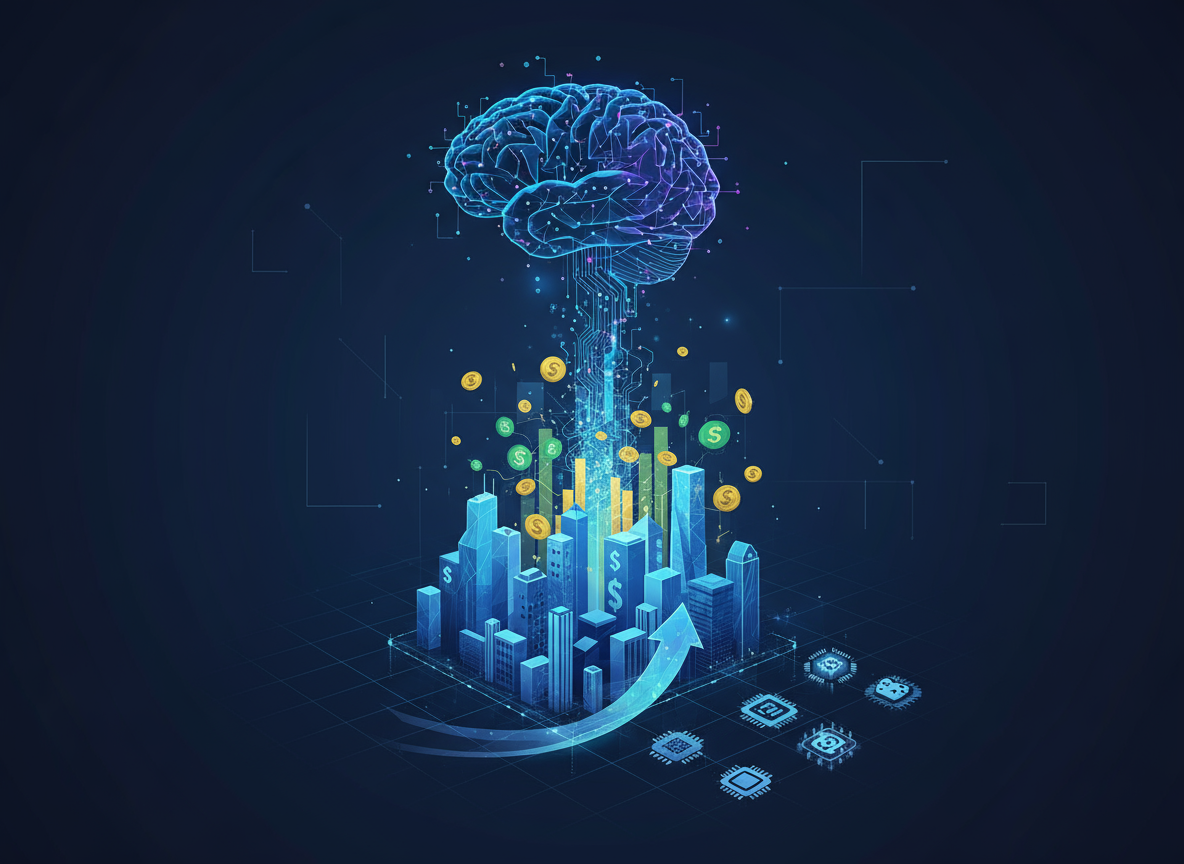 A cover art photo for the blog page about AI recap for 2025